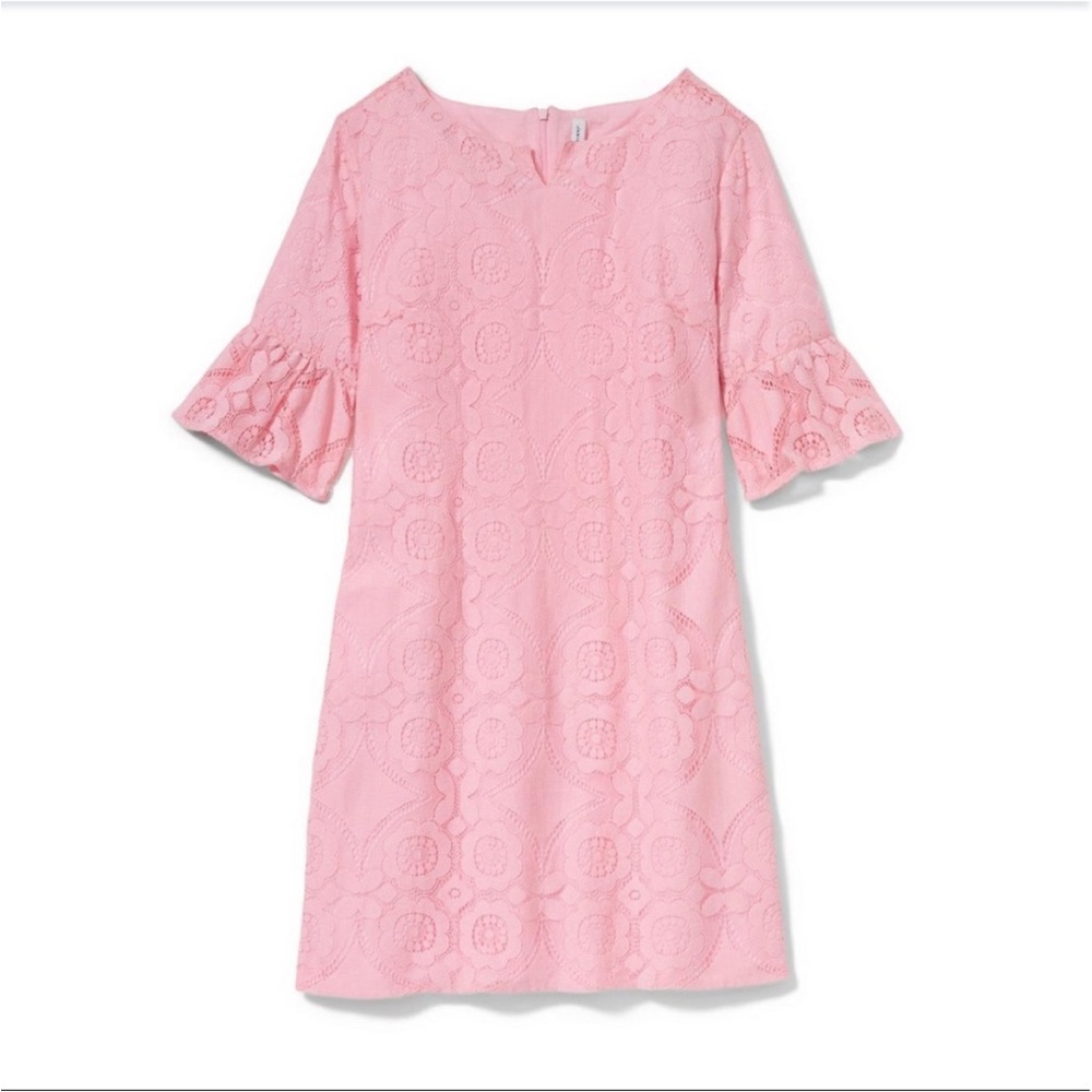 NEW Janie and Jack Think Pink Collection Mom Dress Pink | Large